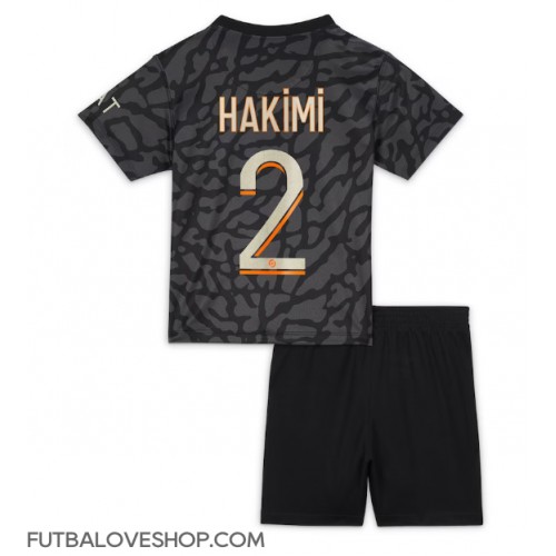 Dres Paris Saint-Germain Achraf Hakimi #2 Tretina pre deti 2023-24 Krátky Rukáv (+ trenírky)